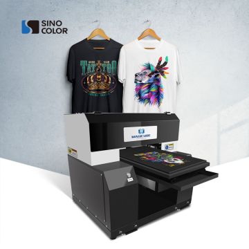 China A3 DTG CMYK White Printer for T-Shirt Printing - DIY Dark & Light Garments