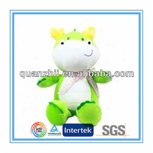 New design stuffed black cow toy soft material