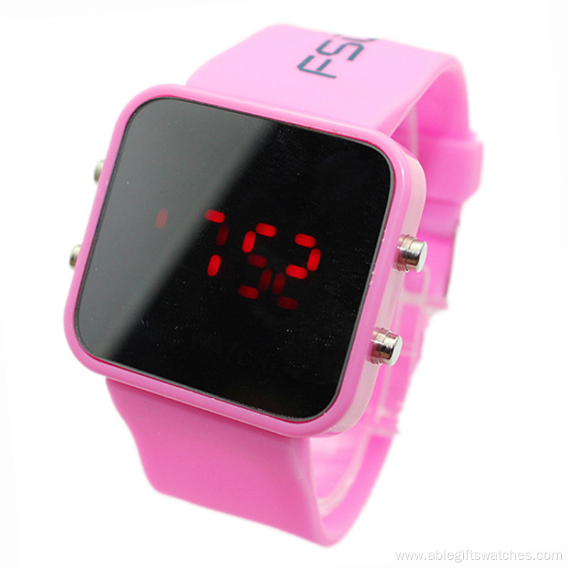 2016 Latest Promotional Gift Children Plastic LED Watch