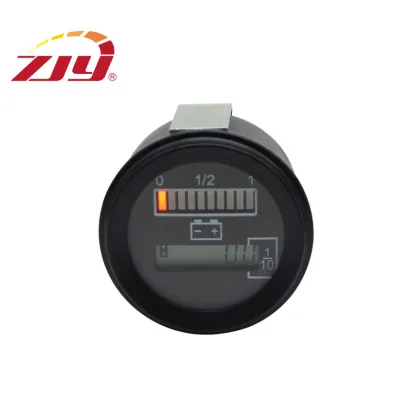 Digital coulomb meter voltage and hour meter