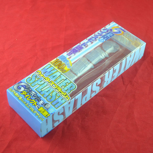 Caixa de dobra de vinco macio de plástico transparente com bandeja interna transparente para brinquedo sexual