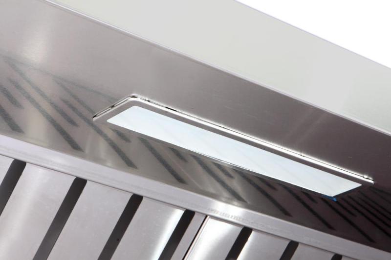 KHPH-18 Stainless steel smoke hood barbecue car