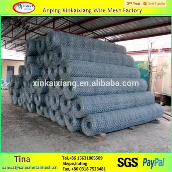 Matress mesh,gabion wire mesh,galvanized hexagonal gabion wire mesh