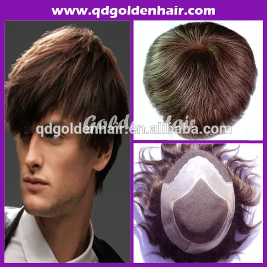 High Quality Human Hair Remy Hair Silk Top Hand Tied Women Toupee