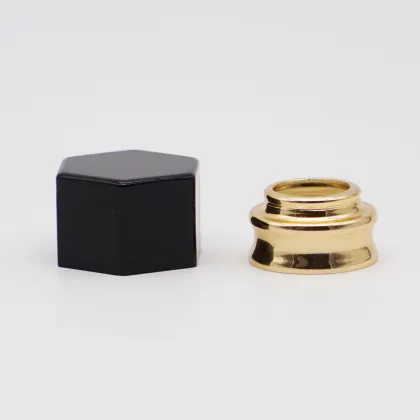Black Hexagon Shape FEA15 Perfume Cap