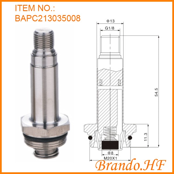 pneumatic armature plunger assembly