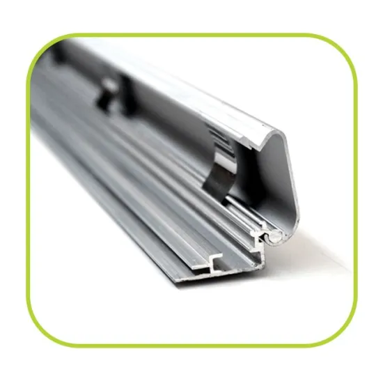 Lenwa Snap Aluminum Frame Profile for Indoor and Outdoor Posters and Picture Frames