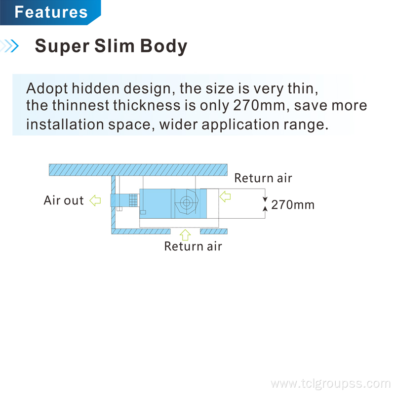 Light Commercial  Air Conditioner-Duct type