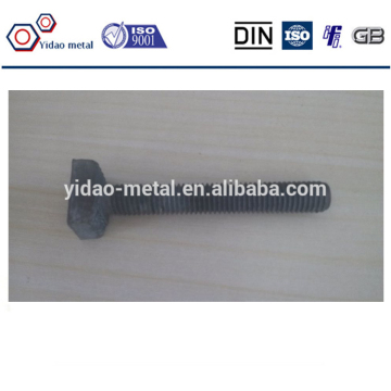 T slot bolt with nut