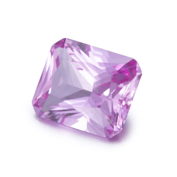 옥타곤 컷 랩 그론 모가나이트를 사용한 꽃무늬 주얼리