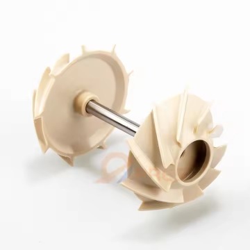 Custom CNC Machining Peek Impeller Plastic Injection Molded