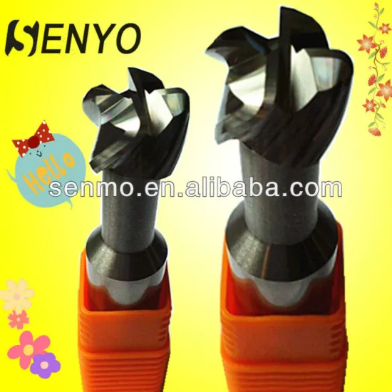 Solid Carbide High Quality T-slot Milling Cutter With R Angle
