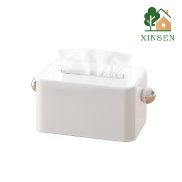 White Rectangular Napkin Holder