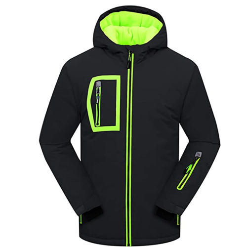 Men's Outdoor Waterproof Windproof Fleece Warm Ski Jacket