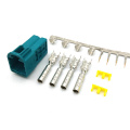 4 Pin Universal Mini Fakra Male Crimp Connector