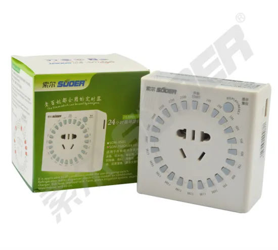 intelligent timer power-saving timer for home Appliances 24 hours timer with USB port