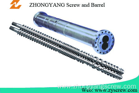 Conical Double Screw and Barrel for Plastic Film