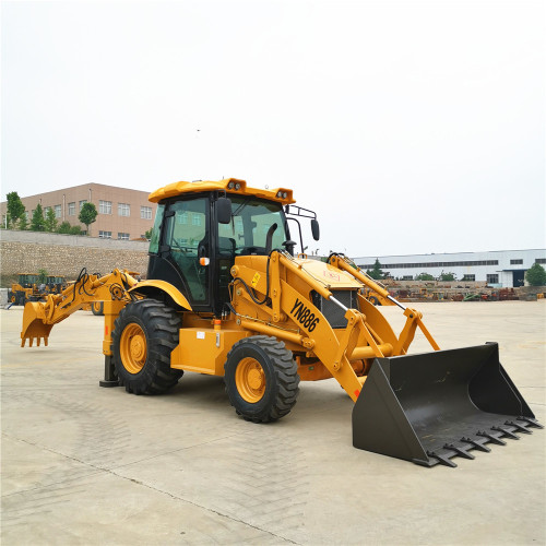 Backhoe Wheel Loader with Excavator