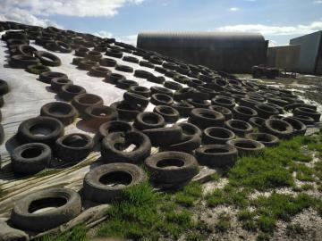 UV Stabilized Plastic silage bunker covering