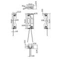 2 pièces AAA Battery Tolders avec fil de fil