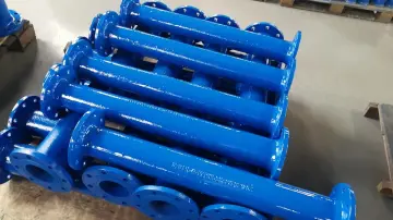 Ductile Iron Flanged Pipes with puddle flange