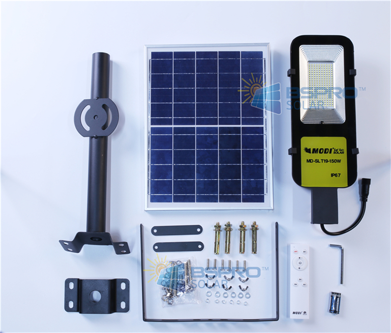 specification for solar street light