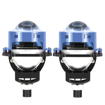 NEW HOT P02 Blue Bi Led Projector Lens for Car Headlights