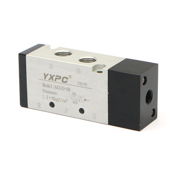 Ningbo Factory Single Control Aluminum 4A310-08 1/4in BSP NPT Air Directional 5/2 Pneumatic Valve