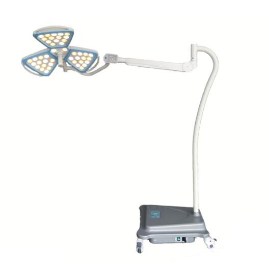 Hospital portable petal examination light with battery