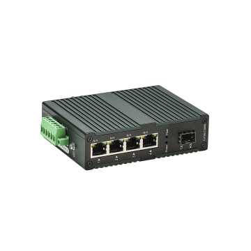 Gigabit 4-Port SFP Ethernet Switch with Fiber Optical Media Converter