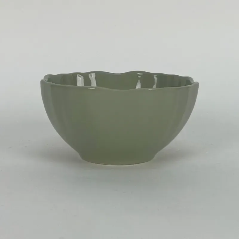 4.5 Inch Stoneware Ceramic Porcelain Bowl with Painting Colors