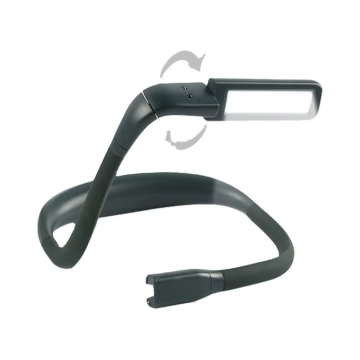 Portable USB Charging Student Neck Lamp: Small LED Night Light with Convenient Clip for Reading