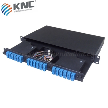 Utra high density MPO/MTP fiber optic patch panel