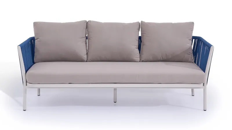 Modern Style Rope Aluminum Modular Outdoor Garden Sofa Set