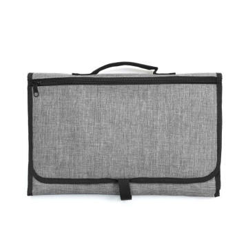 Travel Diaper Bag with Changing Mat and Clutch