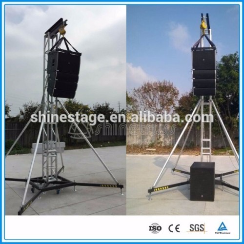 6m 800kg Aluminum Line Array Truss,speaker Lift, High Quality 6m 800kg