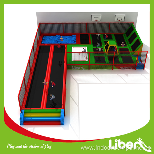 Indoor large bungee trampoline retailer