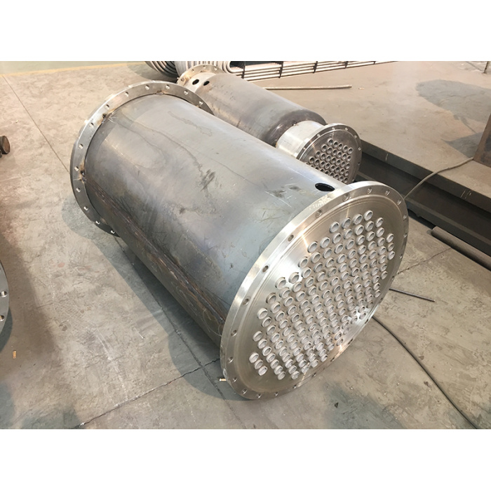 ステンレス固定チューブシート熱交換器