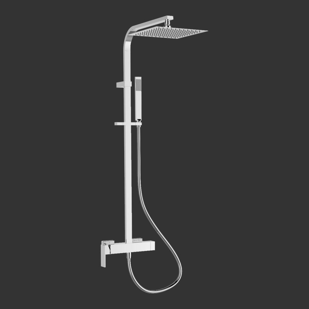 SUS304 Nicht -thermostatische quadratische Duschsäule