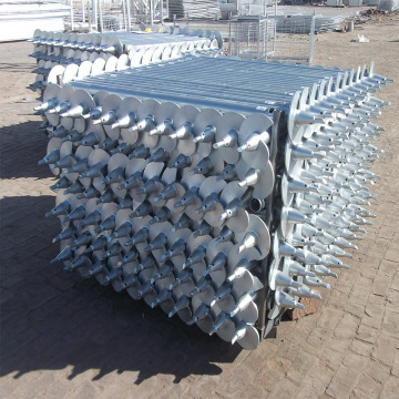 Screw Piles with One Spiral Blade