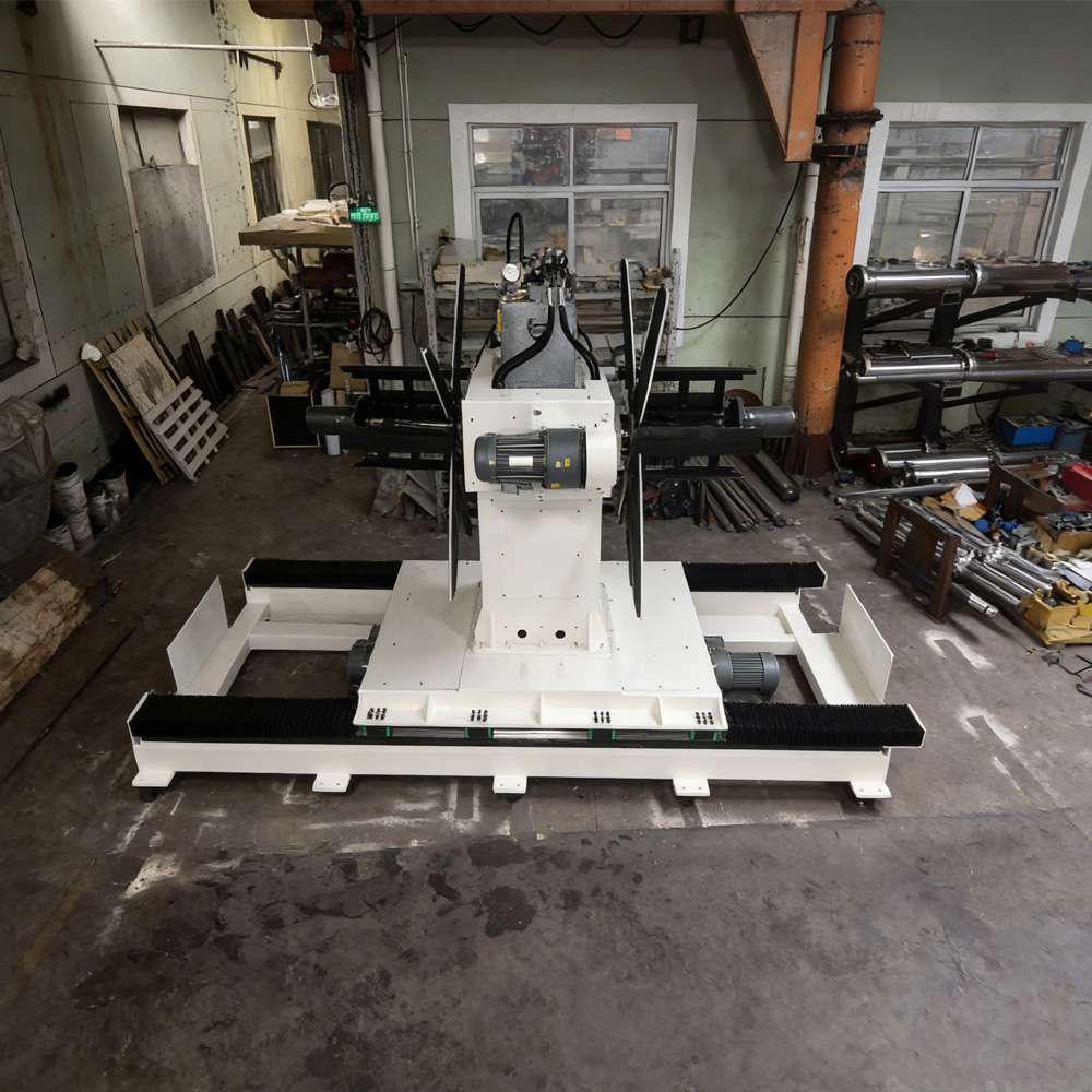 Rotary Dual‑Head Reel Stand