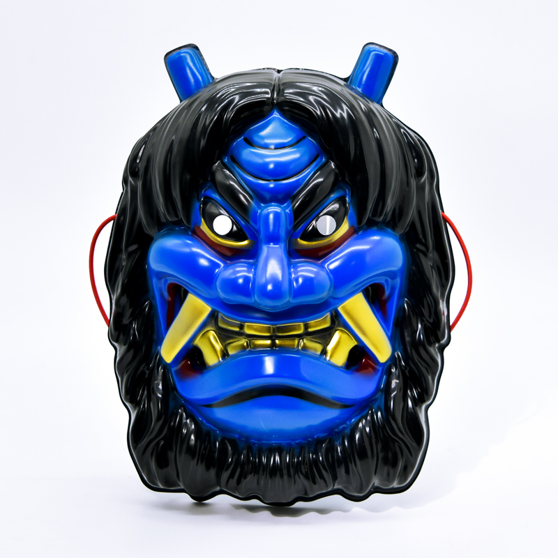 Red Oni Demon PVC Japanese Traditional Mask