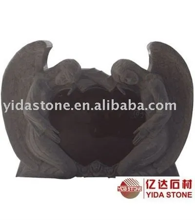 Double angel headstone