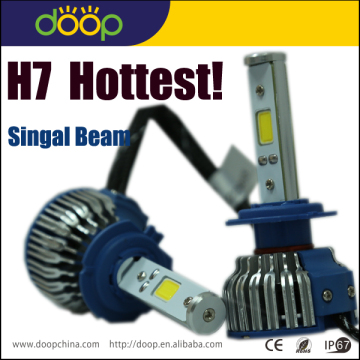 New item IP68 12-24V 20w 2400LM H7 car led headlight bulb for motorcycles