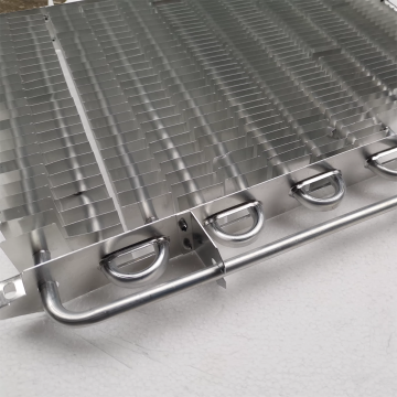 Aluminiumflossenverdampfer für Supermarktluftvorhangschränke