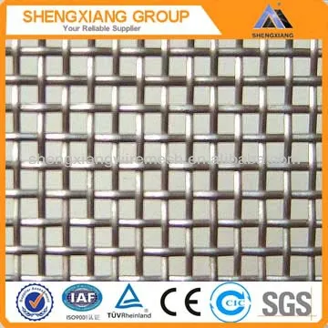 30mesh black galvanized square weave mesh