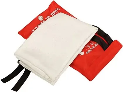 Firefighting and Extinguishing Silicon Coated Fire Blanket