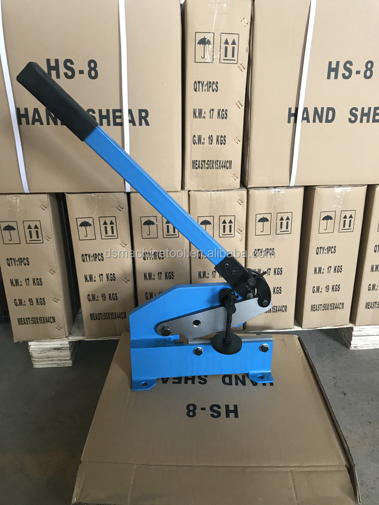 Hand Manual Guillotine Shear - Hs-5/6/8/10/12 Hand Shear Machine, High ...