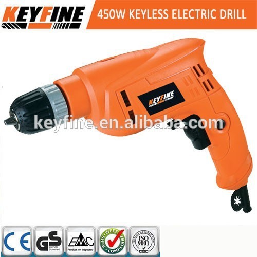 450W 10mm Electric drill with belt buckle