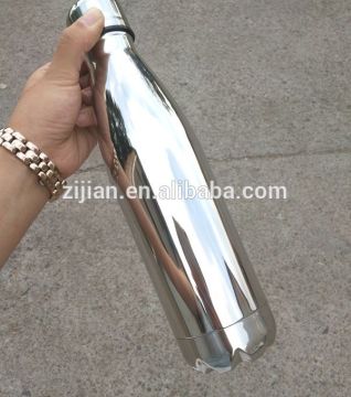 Custom logo dual-wall SS vacuum insulated Cola Bottle